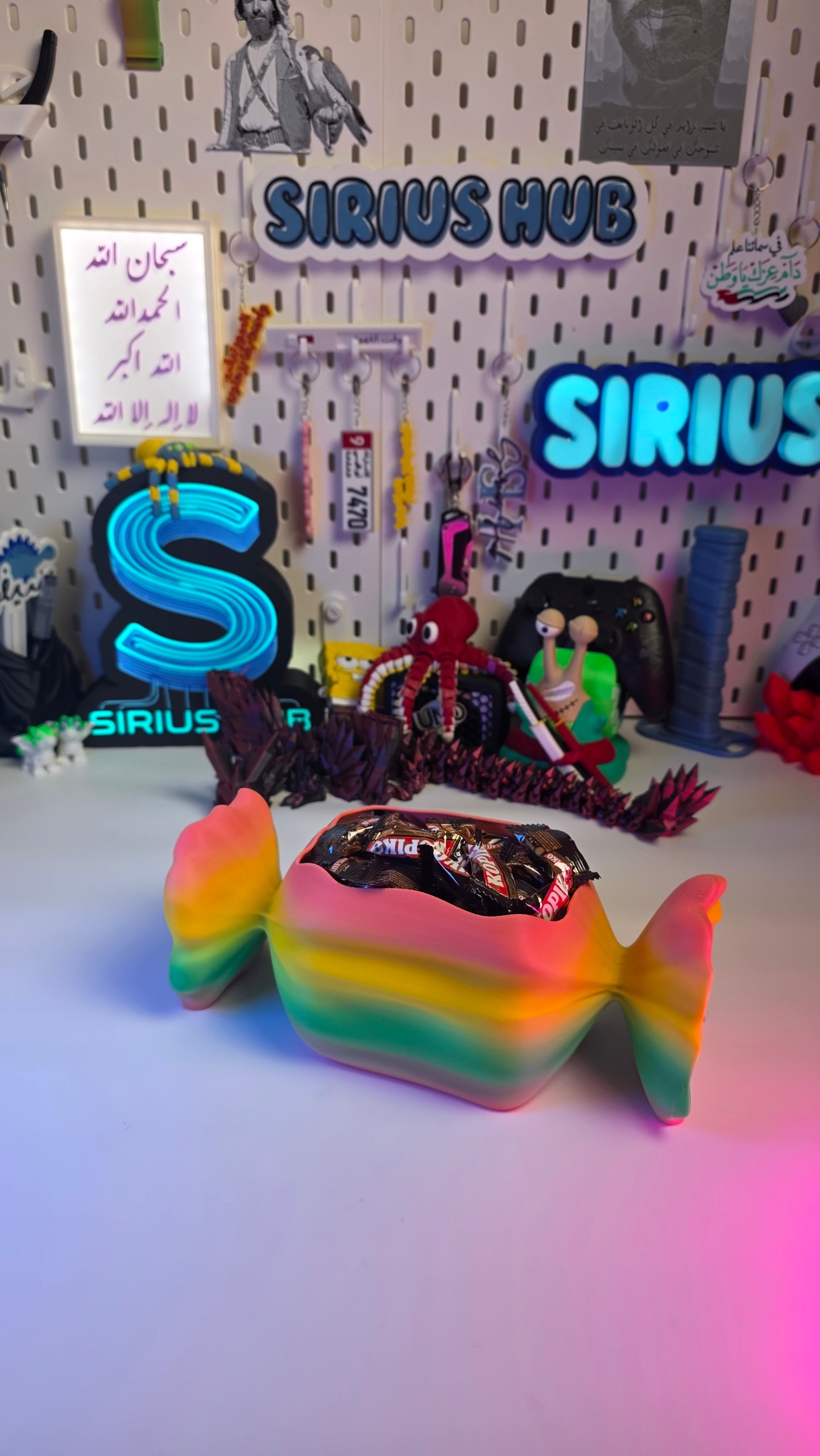 وعاء حلويات شكل “حلاوة ملفوفة” – طباعة ثلاثية الأبعاد