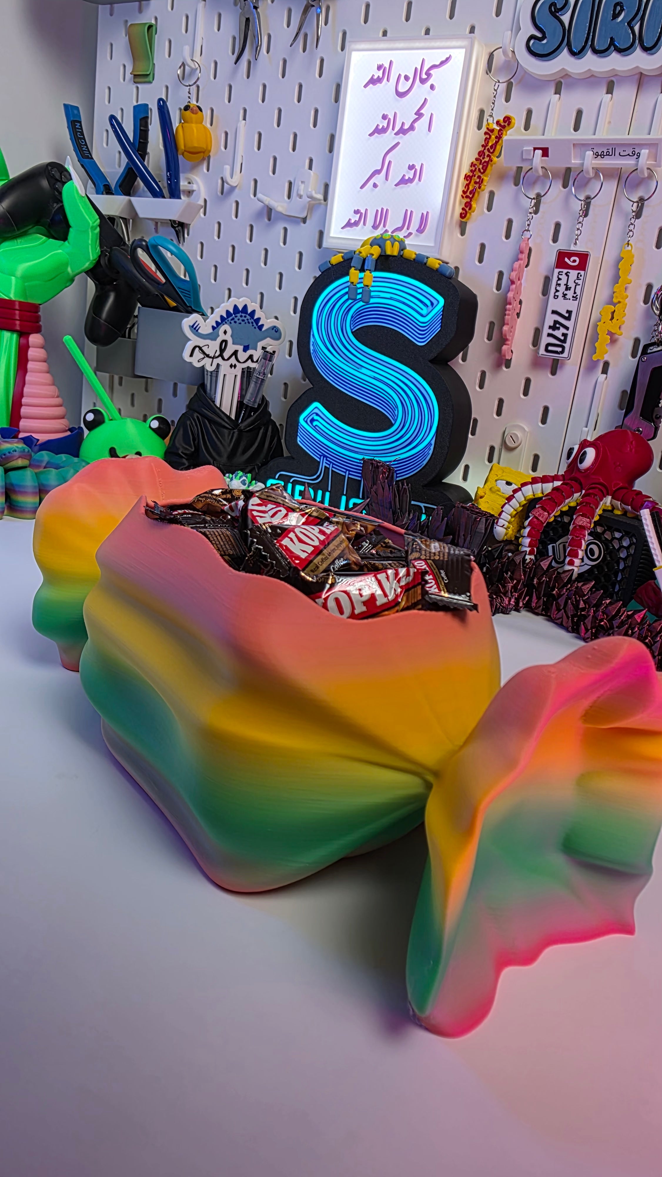 وعاء حلويات شكل “حلاوة ملفوفة” – طباعة ثلاثية الأبعاد